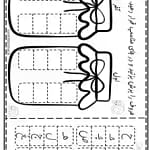 کاربرگ حروف فارسی قیچی و چسب | حرف فارسی Z011