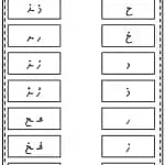 دانلود رایگان تطابق حروف فارسی برای تمرین pdf | حروف فارسی Z017