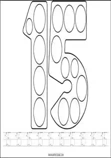 کاربرگ حروف و اعداد نمایشی انگلیسی pdf | اعداد 0 الی 20 و 26حرف | A033