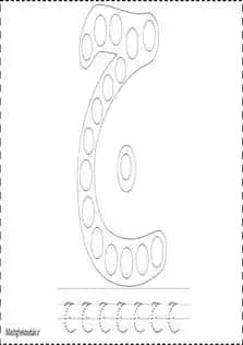 لوحه نویسی کاربرگ حروف فارسی برای تمرین | 32 حرف فارسی Z006